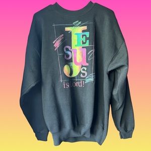 Vintage “Jesus is Lord” Crewneck
